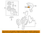0269971748 Mercedes Oem Amg Water Hose Seal