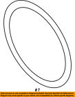 04l121688 Audi Oem Water Seal