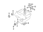 11060-4w000 Nissan Genuine Pathfinder Water Pipe