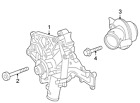 113-203-02-75 Mercedes-benz Genuine Thermostat Housing