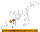 21210aa030 Subaru Oem Forester Coolant Thermostat