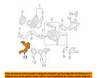36536rnaa00 Honda Oem Civic Water Cover Stay