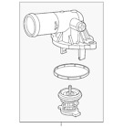68322748aa Mopar Genuine Thermostat Housing