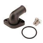 9101739 Speedway Motors Block Chevy Degree Swivel Aluminum Water Neck Black
