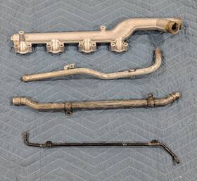 11531310664 Bmw E30 M3 Cooling System Hard Lines Coolant Pipes Tubes Connectors S14 S14b23