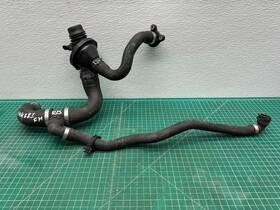 7603514 Bmw 12-18 N26 2.0l Turbo Engine Coolant Thermostat With Hoses Oem