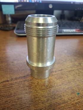 Cbm-10628 Cbm Motorsports Gm Water Pump Top Fitting -20an Long Ls1 Ls2 Ls3 Ls7 Chevy