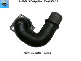 3243297 Dodge 07-11 Ram 2500 6.7l Cummins Thermostat Housing Water Neck Outlet