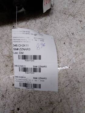 348.ch2k11 Dodge Avenger 2011 Thermostat Housing 77253 348.ch2k11 Dodge Avenger 2011 Thermostat Housing 77253