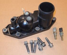 53041035 Dodge 1994 2002 Oem Ram 2500 3500 V10 Thermostat Housing 2 Sensors 53041035 Dodge 1994 2002 Oem Ram 2500 3500 V10 Thermostat Housing 2 Sensors