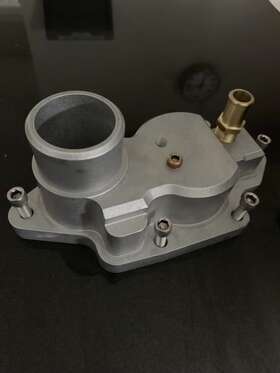 348.ch8n94 Dodge Truck Thermostat Housing Kit V10 Billet 1994 Ram 2500/3500