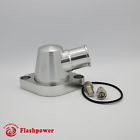 181407-100 Flashpower Billet Aluminum Water Neck Thermostat Housing Sbc 840529108128