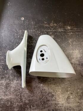 D0db-17a703-a Fomoco 1970 Mustang Mach 1 Grande Boss Cougar Xr7 Orig Lh Sports Racing Mirror Housing