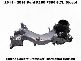 Bc3q-8c368-af Ford 11 - 16 F250 6.7l Engine Coolant Crossover Thermostat Housing