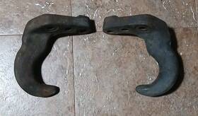 E8ht-17a955-aa Ford Tow Hook Part # F4ht17a955-ba F4ht17a954-ba Set Pair Heavy Duty
