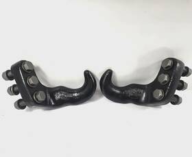 F5ht-17a954-ca Ford F5ht-17a955-ca F700 Tow Hook Set Pair Heavy Duty