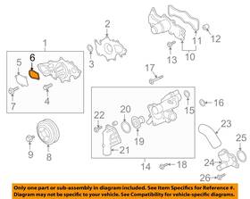 Ford Oem Hl3z8507b 17-23 Expedition Cooling Water Pump-plate Gasket
