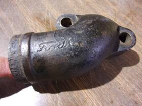 Ford T-442 Vintage Original Model T Inlet Water Neck Elbow Script 14