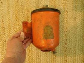 F-418w Fram 1948 1960 Oil Filter Container Gm Ford Studebaker Vintage