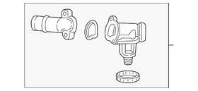 12678779 Gm Genuine Engine Coolant Water Outlet
