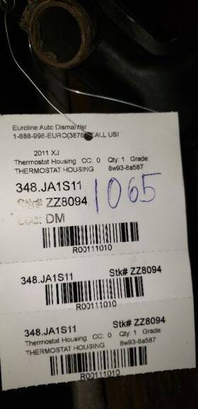 348.ja1s11 Jaguar Xj 2011 Thermostat Housing