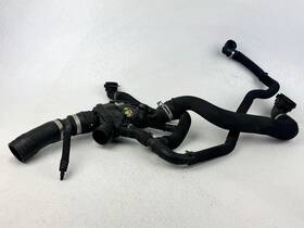 Fx73-8a587-ag Jaguar 17-20 F-pace Gas Engine Coolant Thermostat Housing Hose Pipe Tube Oem
