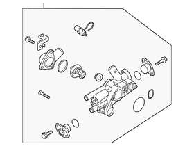 25600-2g000 Kia Genuine Thermostat Unit
