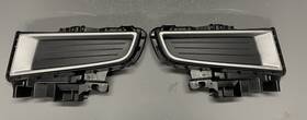 Br5h-50c11 Mazda Left And Right Oem 07-09 3 Fog Light Blackout Delete Sheild Guard Shrouds