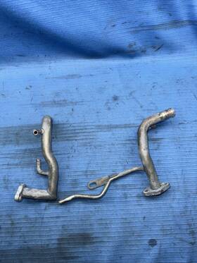 3274 Nissan 90-96 300zx Z32 Na Oem Coolant Heater Core Hard Line Pipe Set