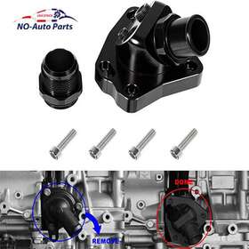 Noqp1553 No-auto Swivel Neck Thermostat Housing V2 For Honda K Series K20a2 Radiator Hose Swap