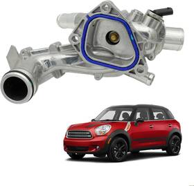 Novaparts Uro-011874 2011-2016 For Select Mini Cooper 1.6l Thermostat Housing 1153867489
