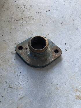 2780970 Oem 1960-70s Mopar Original V-8 Aluminum Water Neck Theromstat Housing #2780970