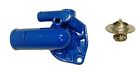 Omg5104 Omg Jeep High Flow Thermostat Housing Blue Powder Coat With