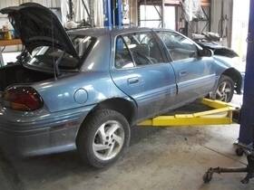 348.gm2q97 Pontiac Grand Am 1997 Thermostat Housing 615067