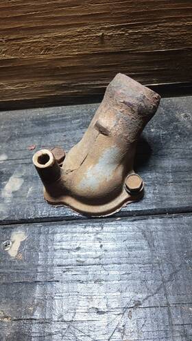 Cs52887s The Parts Place Inc. 1964-1987 Buick Thermostat Housing Aluminum V6 And V8