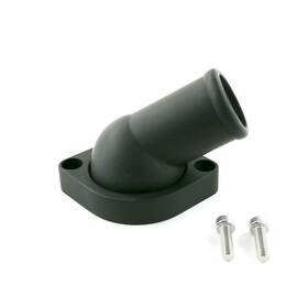 Hc8937bk Top Street Performance Black Aluminum 45 Swivel Water Neck For Gm Ls Small Block