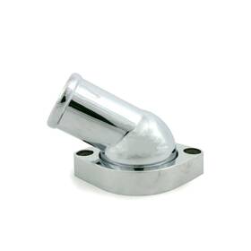 Hc8937c Top Street Performance Chrome Aluminum 45 Swivel Water Neck For Gm Ls Small Block