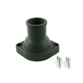 Hc8938bk Top Street Performance Black Aluminum Straight Water Neck For Gm Ls Small Block