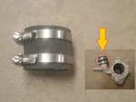 Mercedes OM617 616 615 Upper Water Pump Housing Hose Kit 240 300 W123. Fixed Price $22.99.