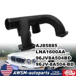 96JV8A504BD Thermostat Cover Outlet Pipe W/sensor For Jaguar Vanden Plas XJ8 XK8. Fixed Price $18.90.
