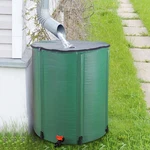50 66 100 Gallon Portable Rain Barrel Water Collector Tank W/ Spigot Filter. Fixed Price $48.93.