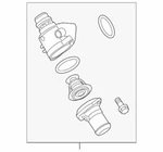 Genuine Ford Connection Water Outlet BL3Z-8A586-F. Fixed Price $151.84.