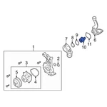 For Porsche Boxster 2009-2012 9A110622503 Engine Coolant Thermostat. Fixed Price $130.90.