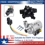 11517586925 Water Pump & Thermostat For Bmw E90 328I E60 528I E83 X3 N52 3.0L. Fixed Price $98.59.