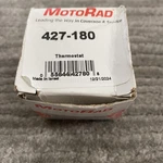 Motorad 427-180 Engine Coolant Thermostat 180F New Open Box Oe Equivalent Fit. Fixed Price $13.99.
