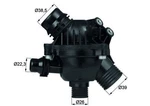 Thermostat, Coolant Mahle 14 97. Fixed Price $85.36.