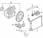 Oem New 2000 Ford Focus Engine Coolant Thermostat Housing YS4Z8592AA. Fixed Price $50.07.