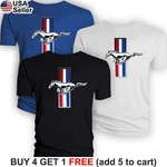 Mustang T-shirt Ford Motor Bar Logo Racing Sport Performance Boss Shelby BFD06. Fixed Price $15.57.