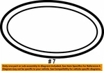 Ford Oem 04-11 Ranger 4.0L-V6 Water Pump-thermostat O-ring Seal W702041S300. Fixed Price $7.95.
