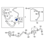 For Audi S3 2018 5Q0122291K Radiator Coolant Hose Adapter. Fixed Price $52.16.